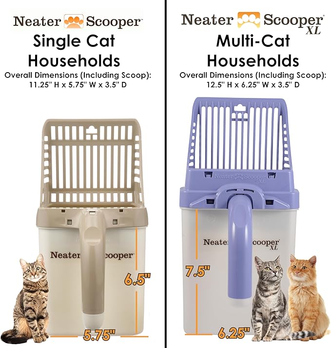 Neater Pet Brands Neater Scooper Standard Cat Litter Scoop, 195 Refill Bags – - Image 6