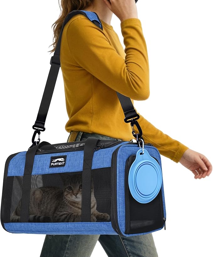 Pet Carrier Airline Approved, Soft Sided Cat Carrier by FURTENT
