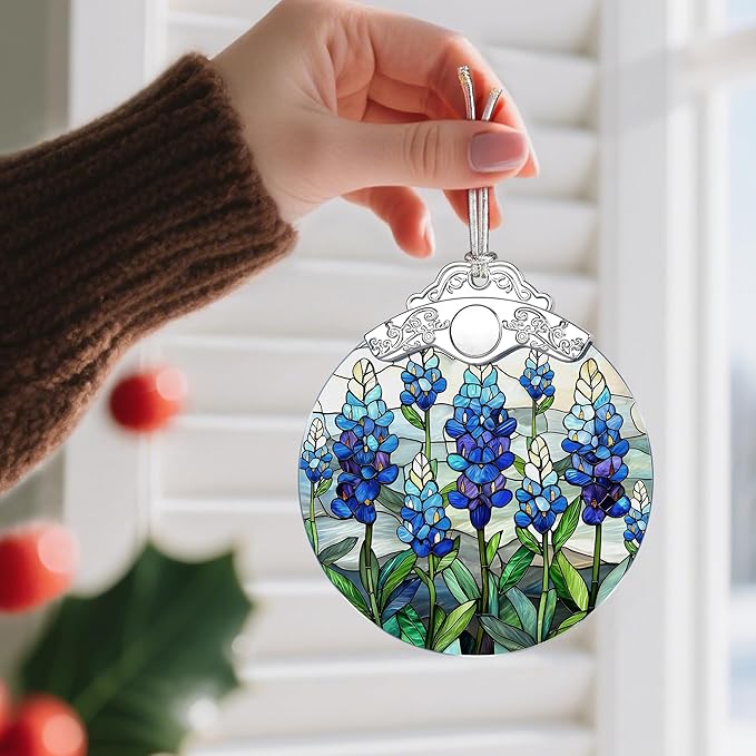 Stained Glass Ornament, Christmas Ornaments, Christmas Decorations - Image 2