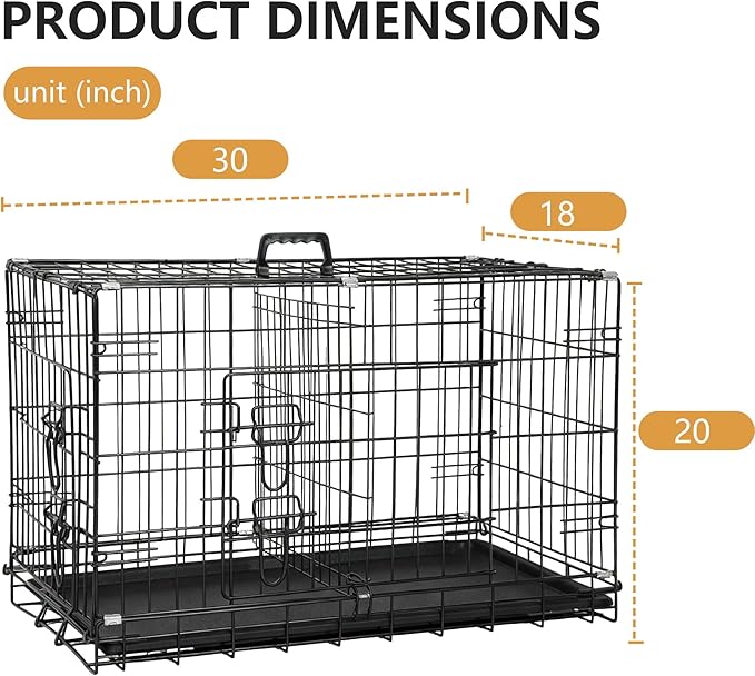 FDW 30-Inch Dog Crate Pet Cage - Image 6