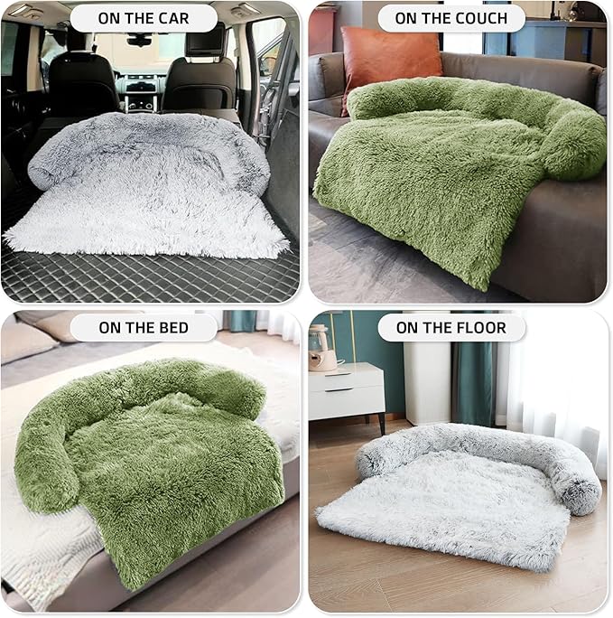 GGIB Calming Dog Bed Fluffy Plush Dog Mat - Image 6
