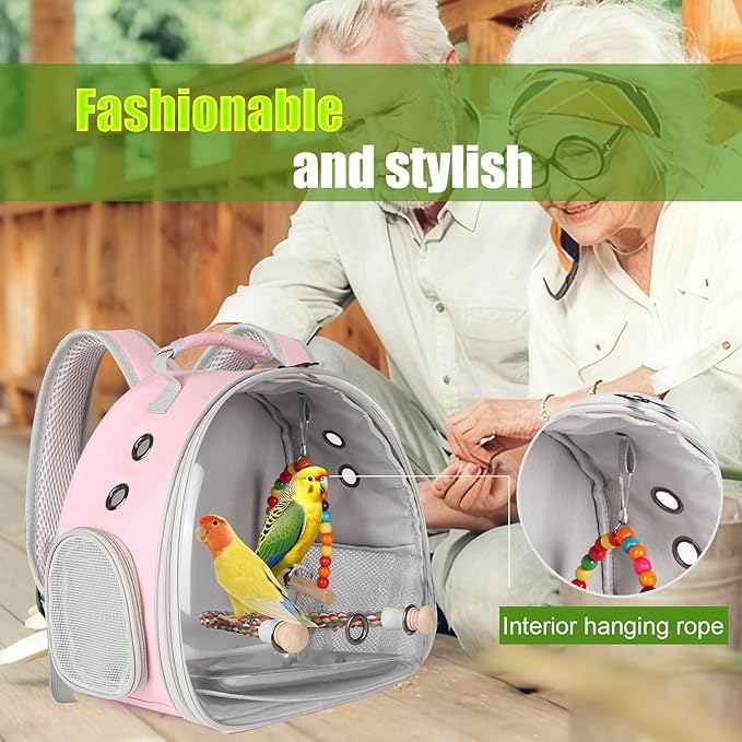 Portable Parrot Travel Cage Carrier - Image 4