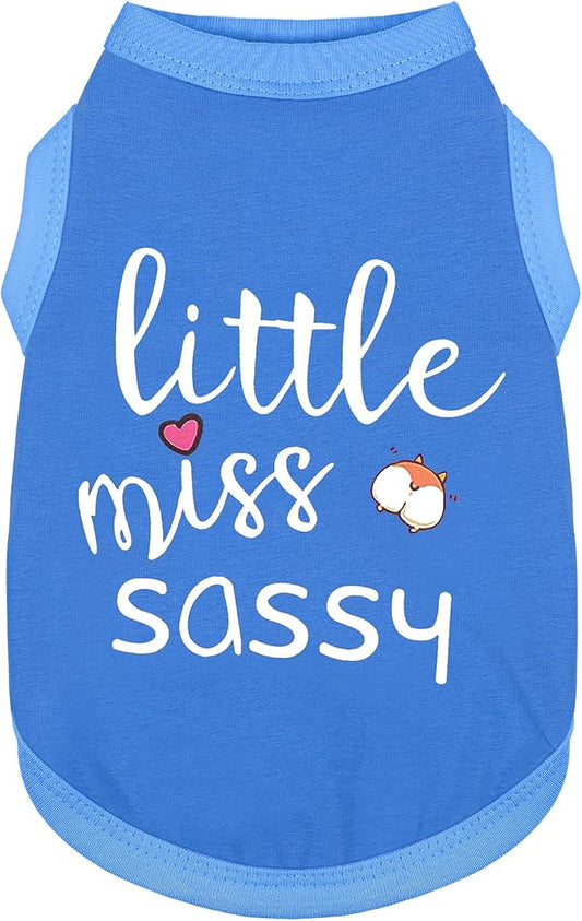 Paiaite Dog Clothes Fashionable Sleeveless Pet Vest: 'Little Miss Sassy' by Paiaite