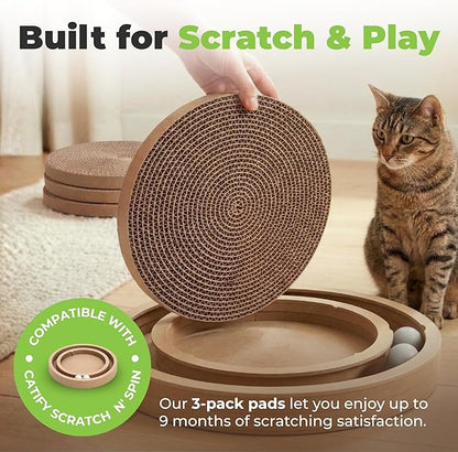 Best Pet Supplies Catify Cat Scratcher, Fun Interactive Scratchers, Claw Safe - Image 2