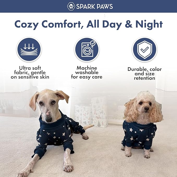 Spark Paws Dog Pajama, Dog Recovery Suit Male, Ultra-Soft and 4-Way Stretch - Image 5