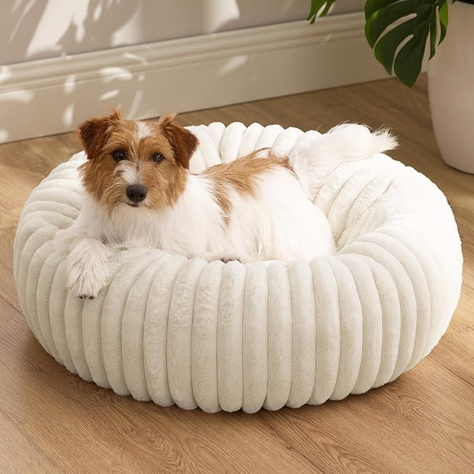 Bedsure ComfyFleece™ Donut Small Dog Bed by Unknown