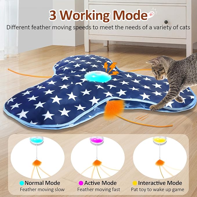 Sofolor Interactive Cat Toy Rechargeable, Cat Exercise Toys - Image 4