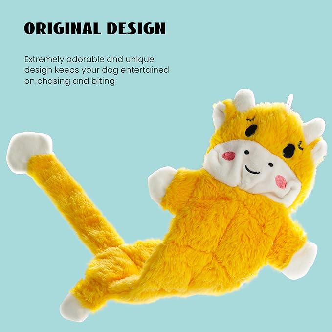 Nocciola 5 PCS No Stuffing Crinkle Dog Squeaky Toys, Durable Dog Toys - Image 4