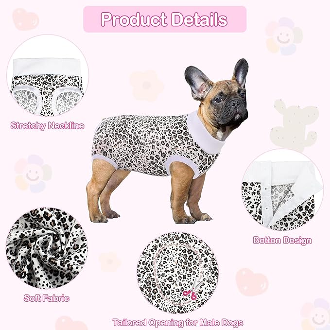 Coppthinktu Recovery Suit for Dogs After Surgery, Dog Onesie Surgery Recovery - Image 3