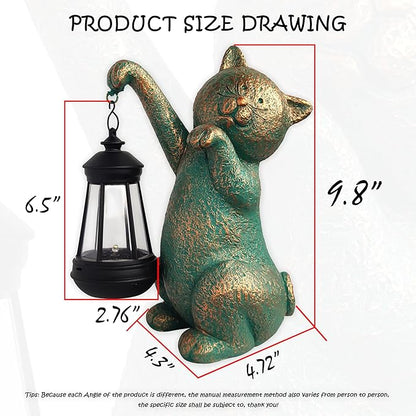 Cat Garden Statue Outdoor Décor - Image 3