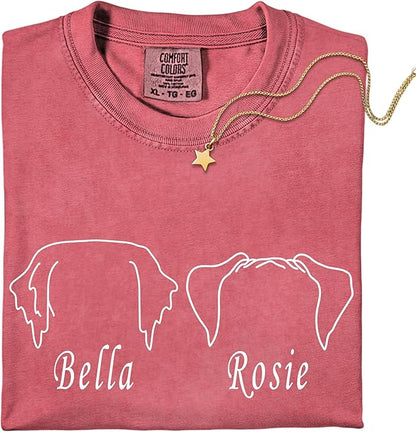 Custom Dog Mom Shirt Personalized Dog Ears Sweatshirt - Image 3