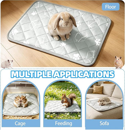 Homimp Summer Cooling Mat for Small Animals, Washable Rabbit Cool Pad, - Image 5