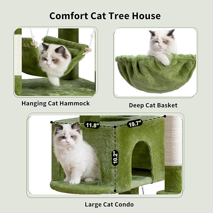 Gitelsnour Cat Tree, Cat Tower for Large Cats - Image 5
