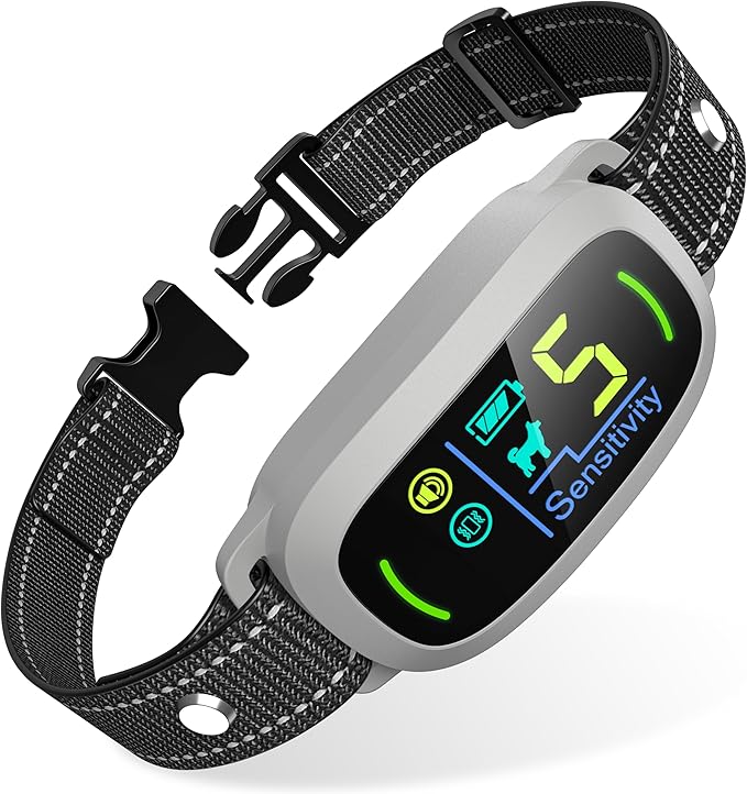 FAFAFROG Dog Bark Collar, Rechargeable Smart Collar, Anti Barking Training by FAFAFROG