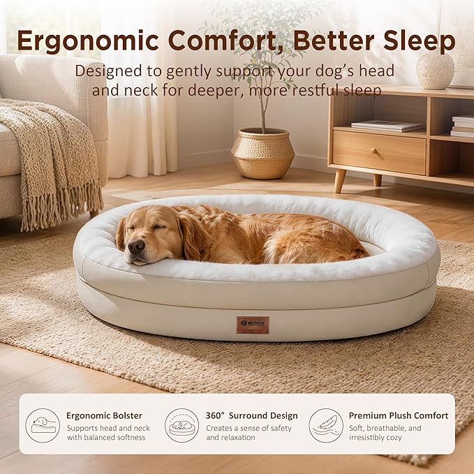 Orthopedic Dog Bed for Medium Dogs, Waterproof Dog Bed - Image 3