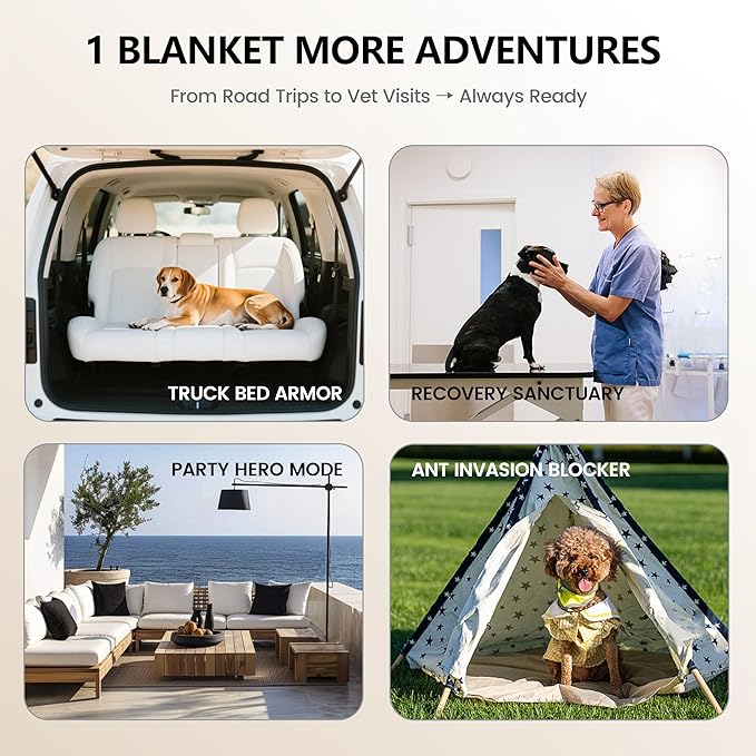 gogobunny 100% Double Sided Waterproof Dog Blanket Soft Pet Bed Cover - Image 6