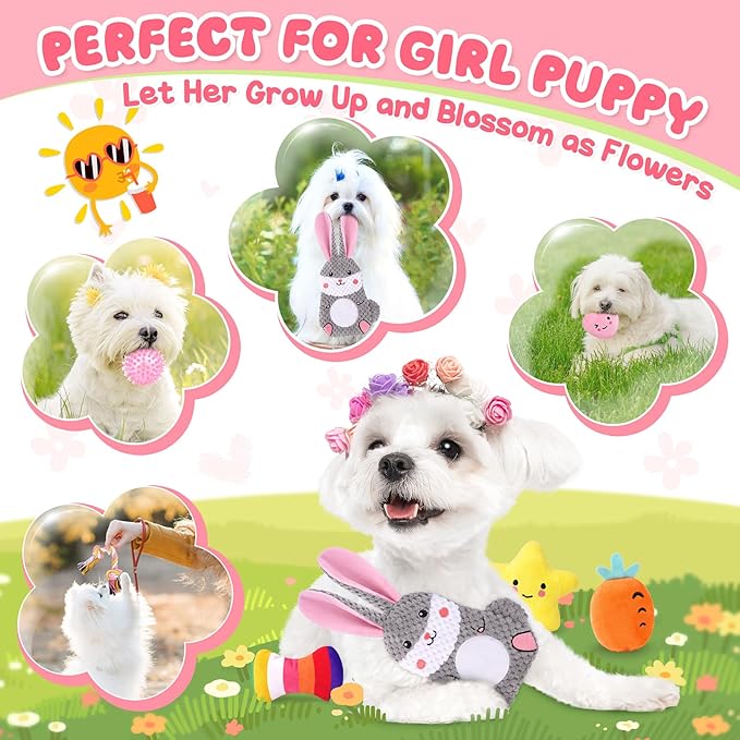 Zeaxuie 23 Pack Pink Puppy Toys - Image 2
