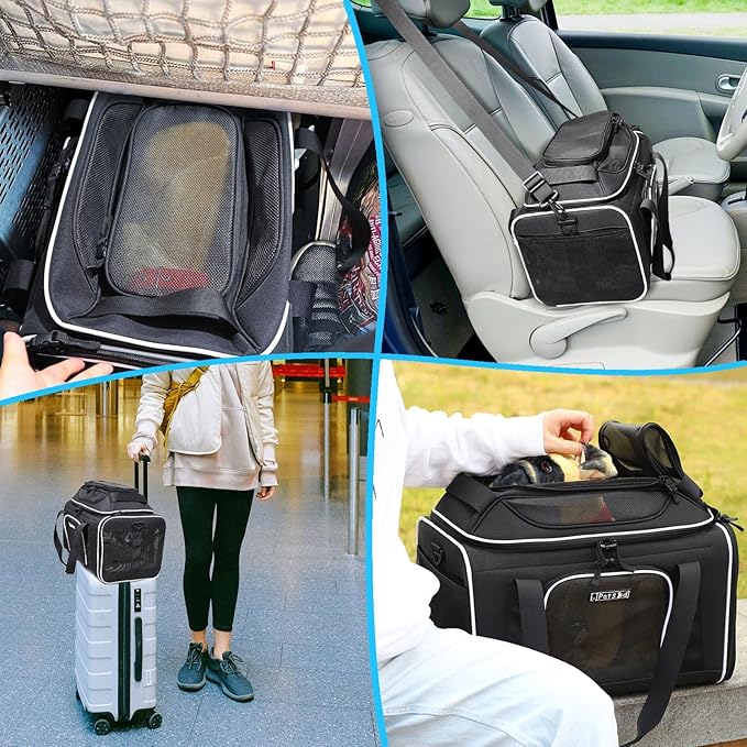 Petskd Top-Expandable Pet Carrier 18x11x11 Inches Delta American United Airline - Image 8