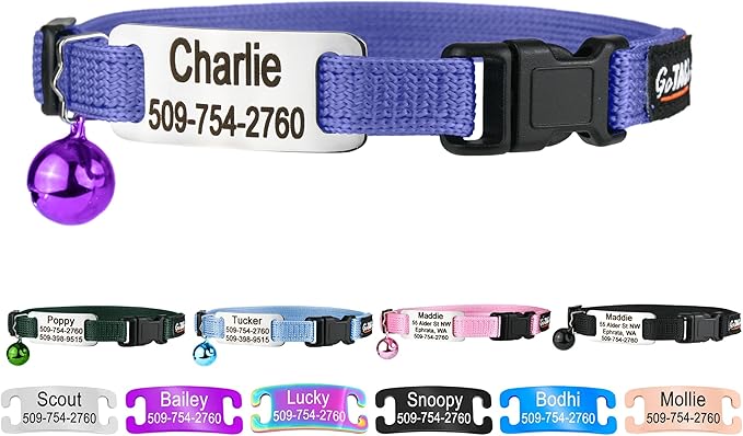 GoTags Personalized Cat Collars by GoTags