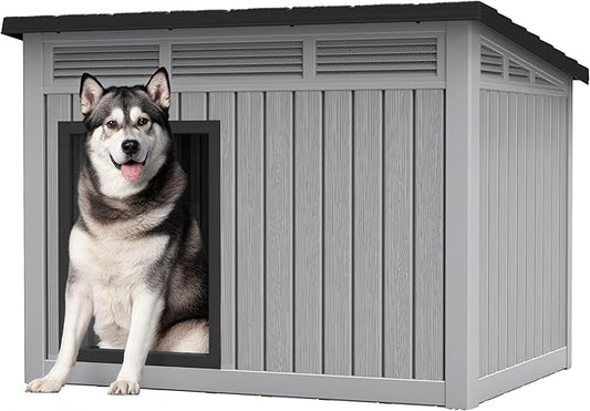 Fancyango Large Weatherproof Dog House by Warmnestforpets