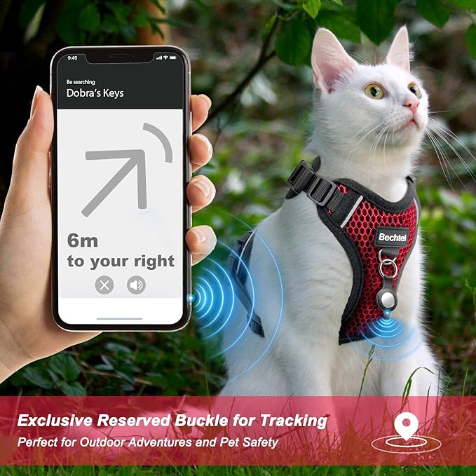 Cat Harness and Leash for Walking Escape Proof Soft Adjustable Cat Leash - Image 3