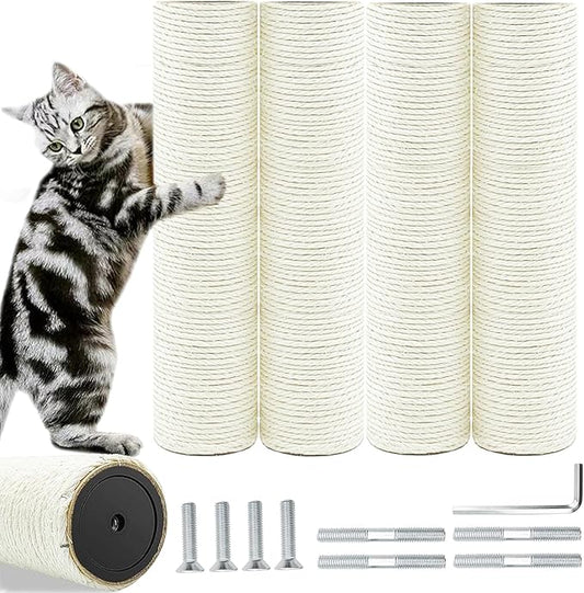 Cat Scratching Post Replacement Pole, Natural Sisal Cat Tree Replacement Parts by SIYIPURR