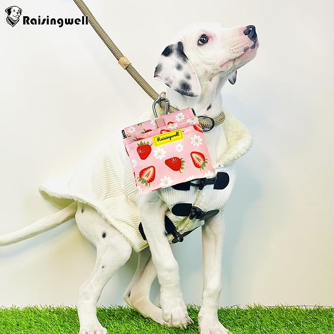 Dog Treat Pouch, Cotton Pocket Sized Training Holder, Hand Free Walking Funny - Image 6