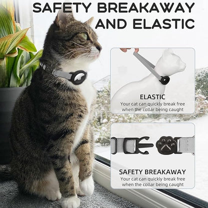 AirTag Cat Collars, Stretchy Collar - Image 4