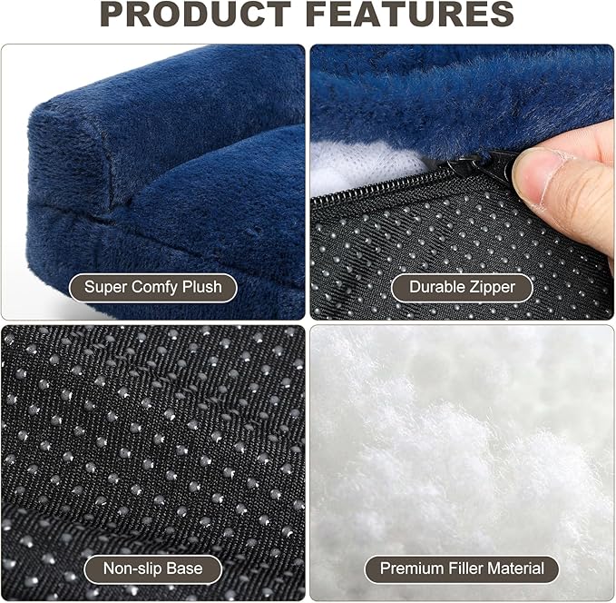 FAMIDGE Plush Cat Couch Bed - Image 6