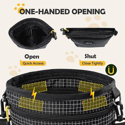 AGPTEK Dog Treat Pouch, Magnetic Dog Walking Pouch - Image 3