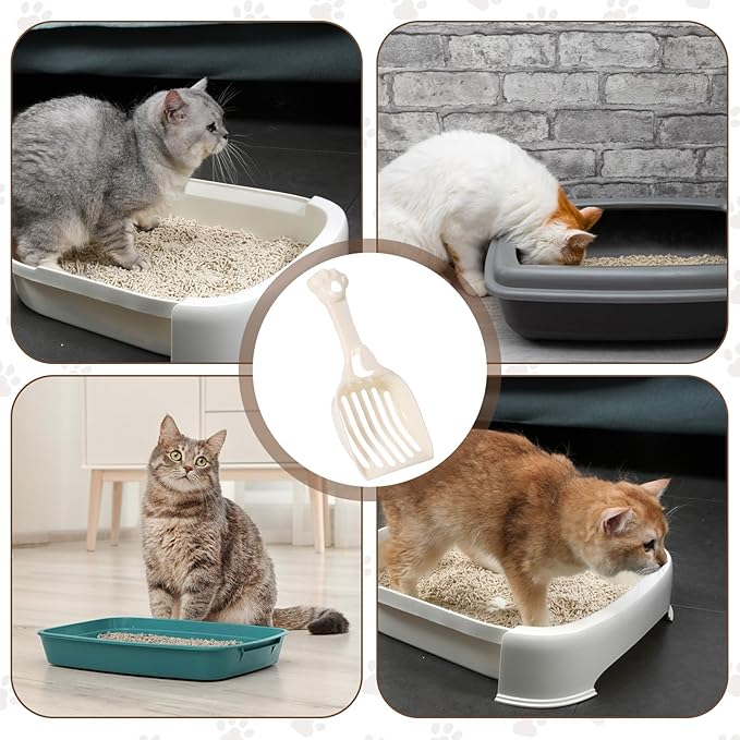 COMNICO Cat Litter Scoop, Durable Plastic Kitty Litter Sifter Scooper - Image 7