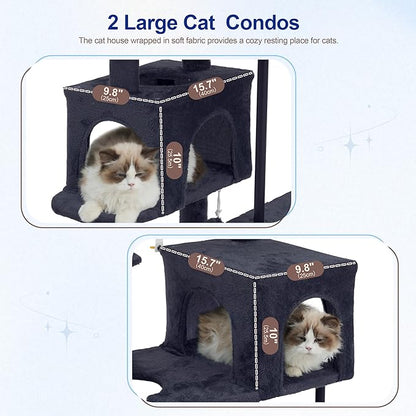 Gitelsnour 51.2'' Cat Tree Tower, Cat Tower - Image 2