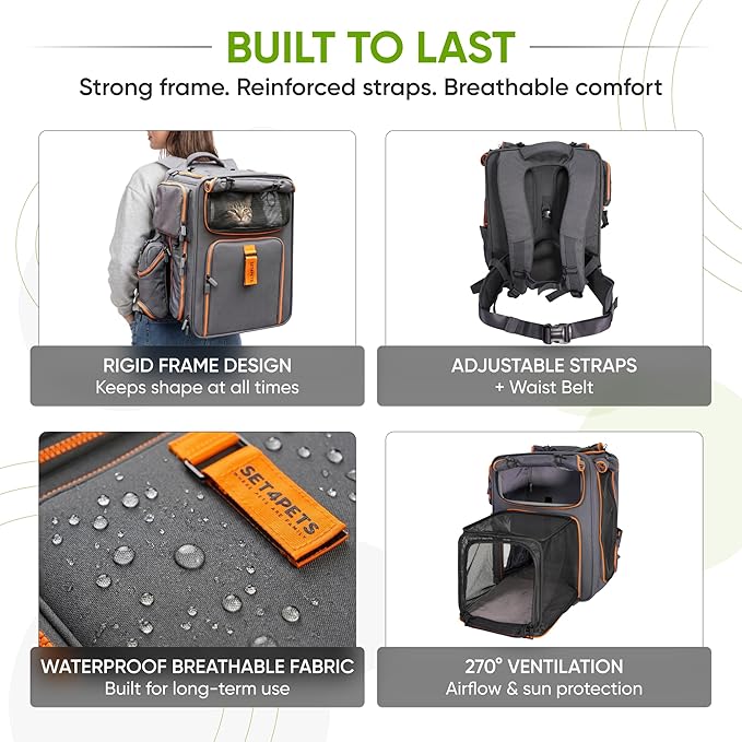 Premium Expandable Cat Carrier Backpack - Image 6