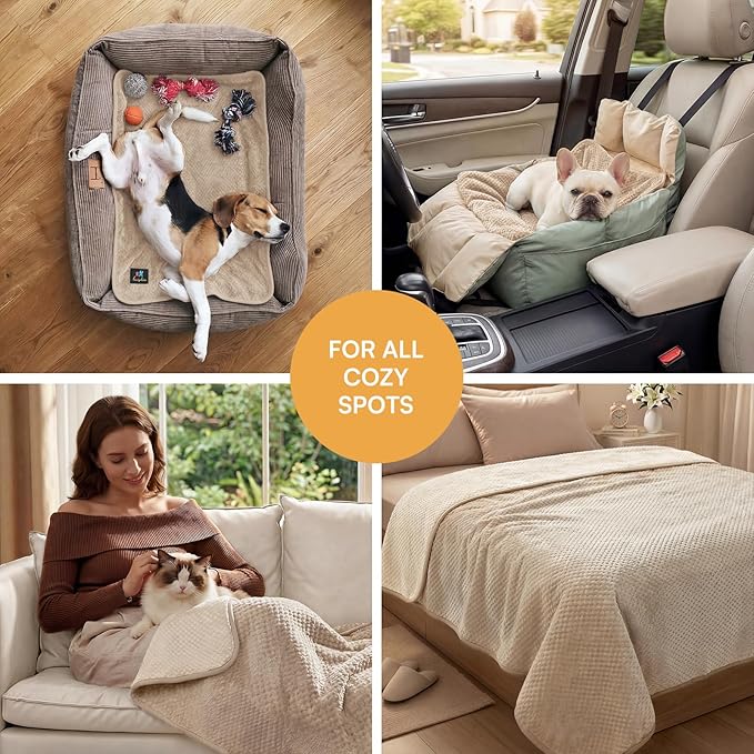 Luciphia Waterproof Blanket for Large Dog Ultra-Soft & Calming Pet Throw - Image 5