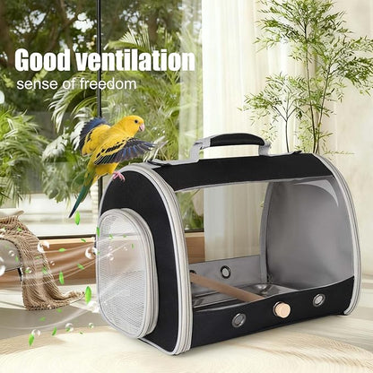 Bird Carrier, Portable Small Bird Cockatiel Conure Parrot Parakeet Carrier - Image 6