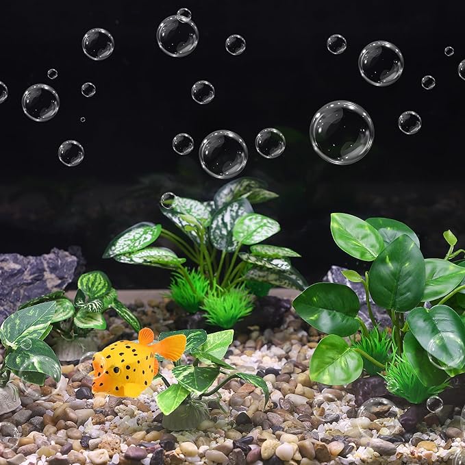 Aquarium Plastic Plants, Driftwood Betta Silk Plants, Silk Plants Aquarium Set - Image 6