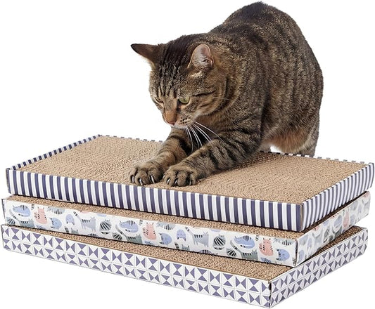 Kitty City 3-Pack XL Double Sided Corrugate Cat Scratcher Pads by KittyCity