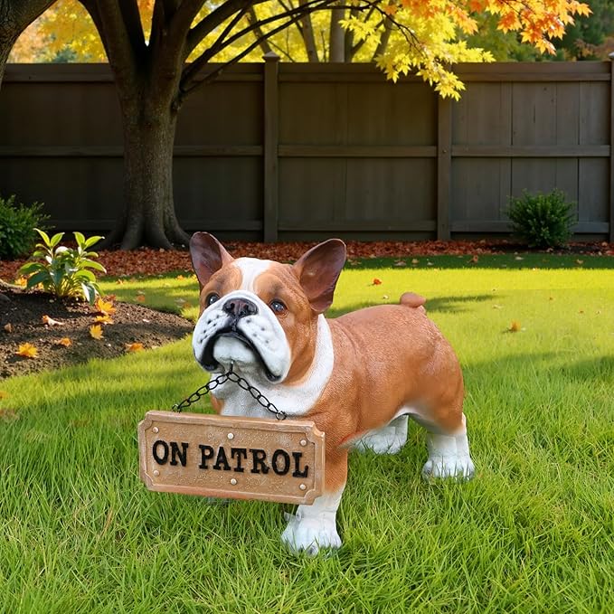 English Bulldog Dog Garden Statue - Image 6