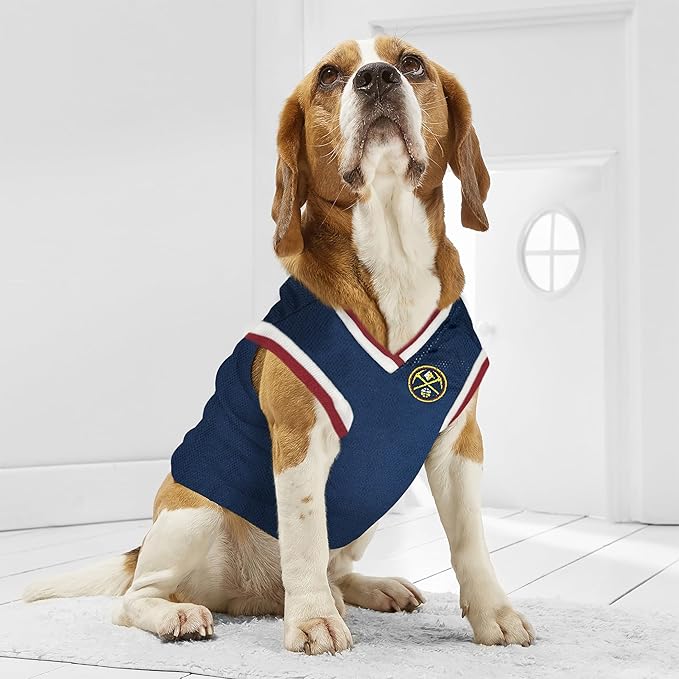 Pets First NBA Denver Nuggets Dog Jersey, Large - Image 4