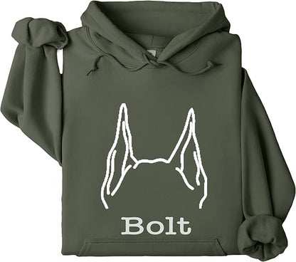 Custom Dog Mom Shirt Personalized Dog Ears Sweatshirt - Image 4