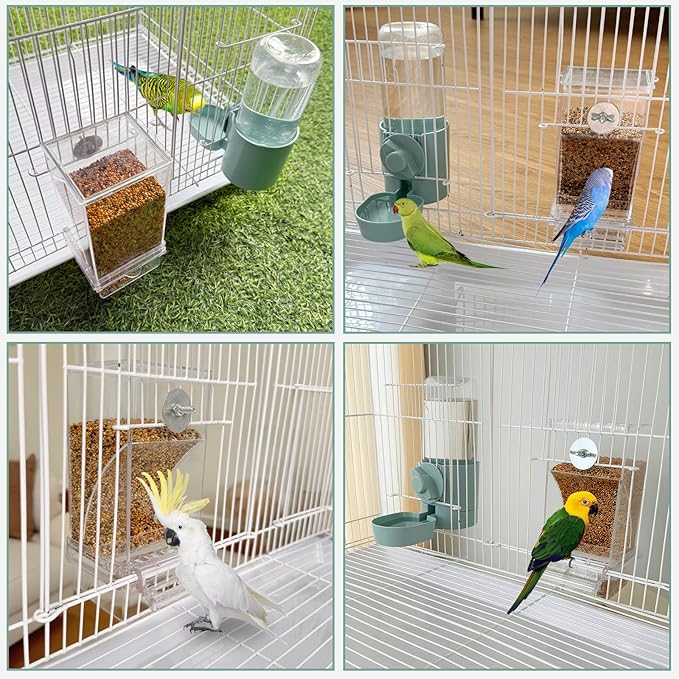 lemtrflo No Mess Bird Feeder Water Dispenser Set, Bird Feeder - Image 3