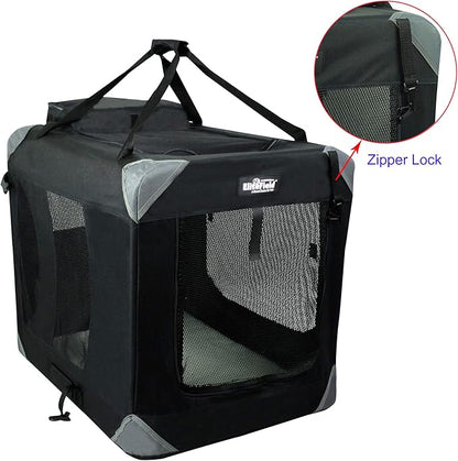 EliteField 3-Door Folding Soft Dog Crate - Image 2