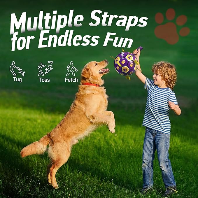 QDAN Extra Large Dog Toys Soccer Ball - Image 4