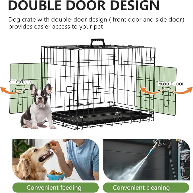 FDW 24-Inch Dog Crate Pet Cage - Image 4