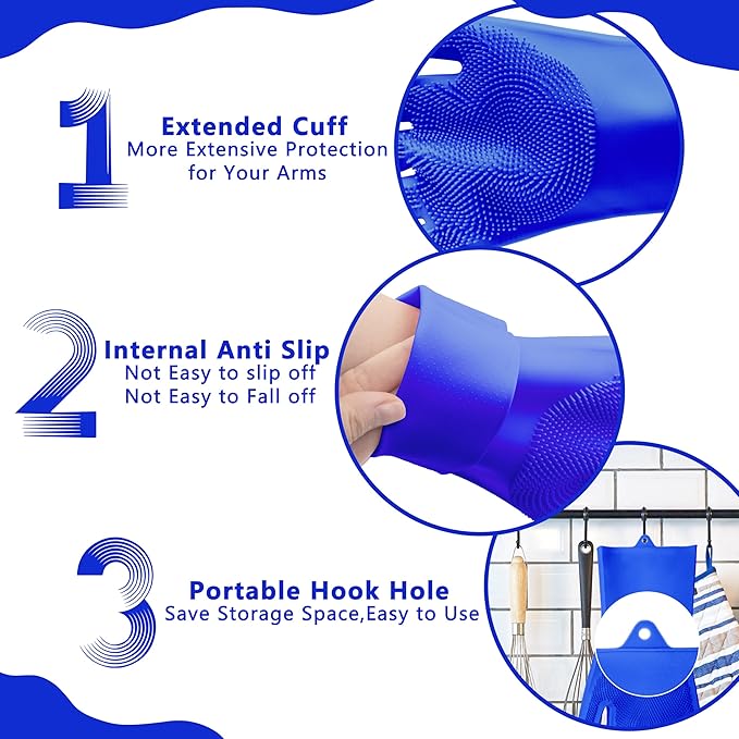 Pet Grooming Gloves—Dog Washing Gloves - Image 6
