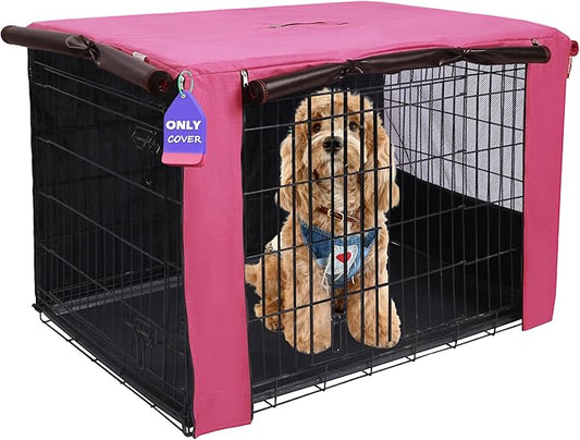 HiCaptain Breathable Dog Crate Cover 30 Inch, Durable Heavy Duty Kennel Cover by HiCaptain
