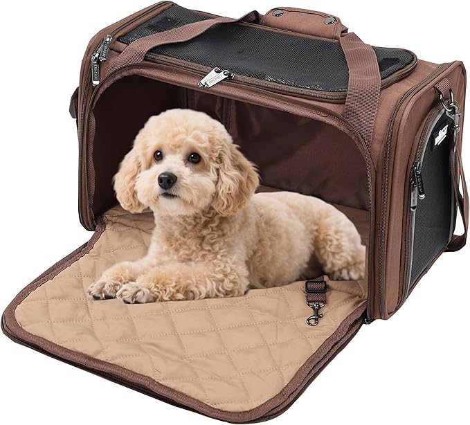 EliteField Deluxe Soft-Sided Pet Carrier, Travel Bag by EliteField