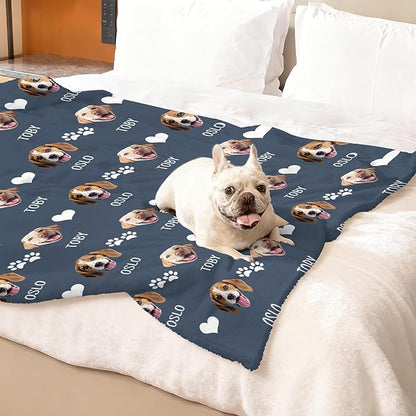 Personalized Pet Blanket with Photo & Name – Custom Dog Blankets - Image 3