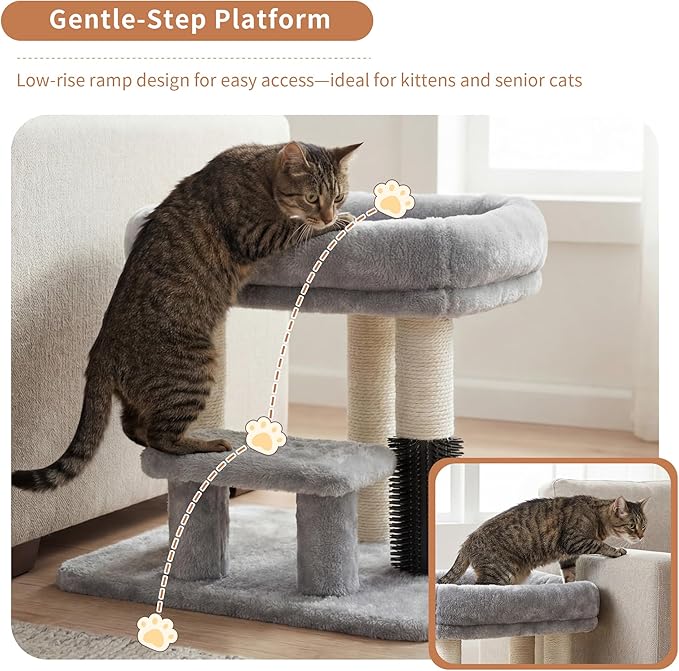 Heybly Cat Scratching Post, Small Cat Tree Tower - Image 5