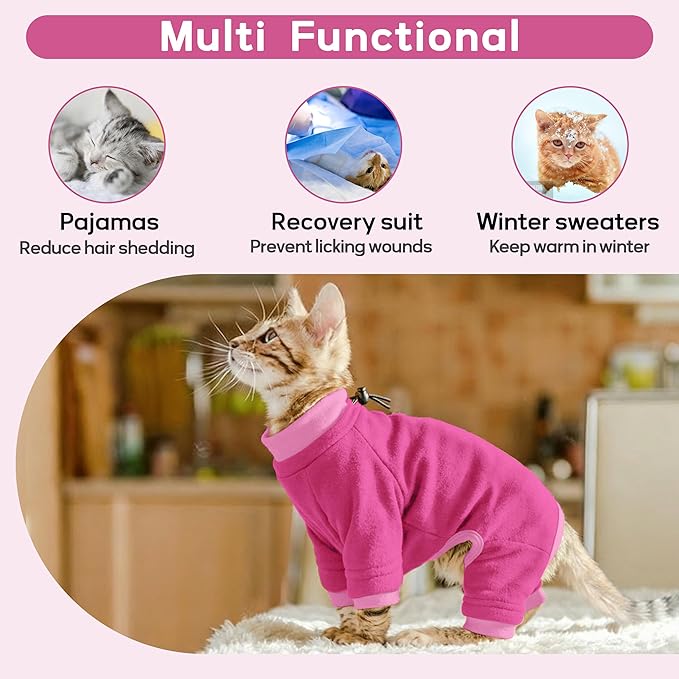 PUMYPOREITY Cat Calming Sweater – Helps Reduce Licking & Grooming Habits - Image 5